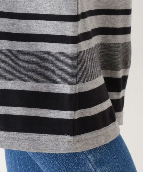 セール コットン混ランダムボーダーtシャツワンピ ミニ丈 ひざ丈ワンピース Shoo La Rue シューラルー ファッション通販 タカシマヤファッションスクエア