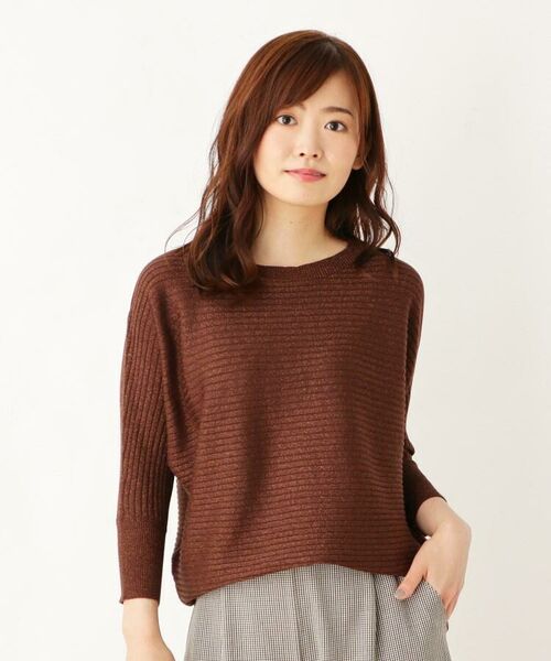 セール M Llまで ラメ入りドルマンニットプルオーバー ニット セーター Shoo La Rue シューラルー ファッション通販 タカシマヤファッションスクエア