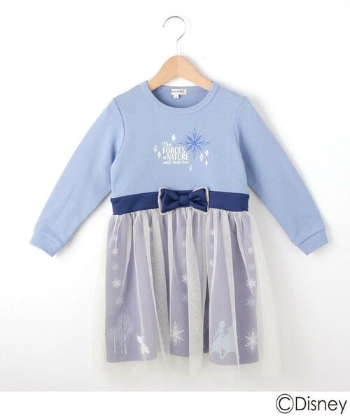 セール Disney アナと雪の女王 デザイン チュールワンピース ミニ丈 ひざ丈ワンピース Shoo La Rue シューラルー ファッション通販 タカシマヤファッションスクエア