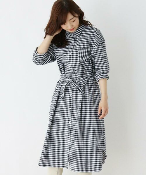 M Ll アソート柄シャツワンピース ミニ丈 ひざ丈ワンピース Shoo La Rue シューラルー ファッション通販 タカシマヤファッションスクエア