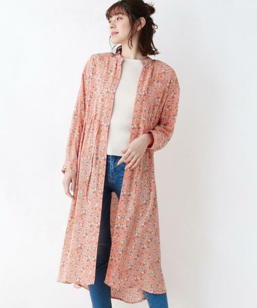 セール S L 花柄ドロストワンピース ミニ丈 ひざ丈ワンピース Shoo La Rue シューラルー ファッション通販 タカシマヤファッションスクエア