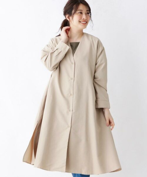 セール エステルピーチコートワンピース ミニ丈 ひざ丈ワンピース Shoo La Rue シューラルー ファッション通販 タカシマヤファッションスクエア
