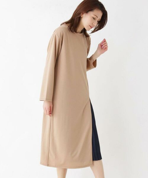 セール M L 2点セット スリットプリーツセットワンピース ミニ丈 ひざ丈ワンピース Shoo La Rue シューラルー ファッション通販 タカシマヤファッションスクエア