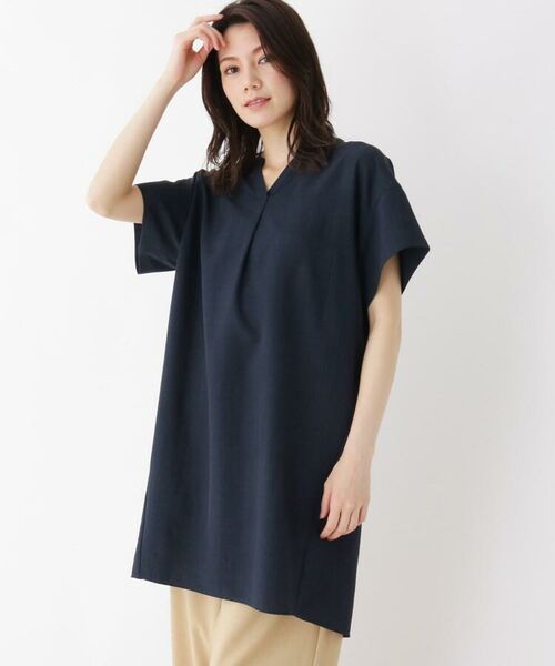 セール M Ll スキッパー半袖コクーンワンピース その他トップス Shoo La Rue シューラルー ファッション通販 タカシマヤファッションスクエア