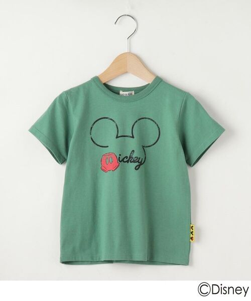 【Disney/ディズニー】「ミッキーマウス」デザイン バックスタイルTシャツ