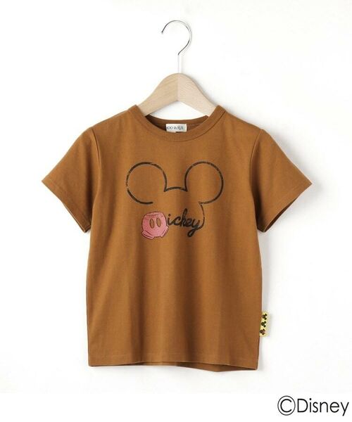 【Disney/ディズニー】「ミッキーマウス」デザイン バックスタイルTシャツ