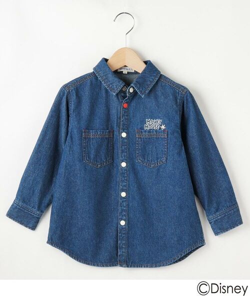 Disney ディズニー ミッキーマウス デザイン デニムシャツ シャツ ブラウス Shoo La Rue シューラルー ファッション通販 タカシマヤファッションスクエア