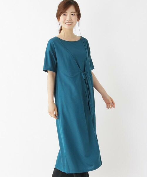 セール フリーサイズ レイヤード風リボンワンピース ミニ丈 ひざ丈ワンピース Shoo La Rue シューラルー ファッション通販 タカシマヤファッションスクエア