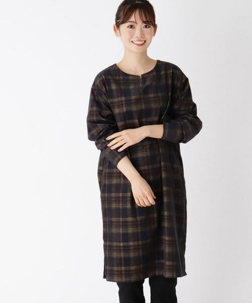 M Ll コーデュロイキーネックワンピース ミニ丈 ひざ丈ワンピース Shoo La Rue シューラルー ファッション通販 タカシマヤファッションスクエア