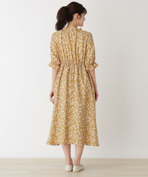 セール S L 花柄前リボンワンピース ロング マキシ丈ワンピース Shoo La Rue シューラルー ファッション通販 タカシマヤファッションスクエア