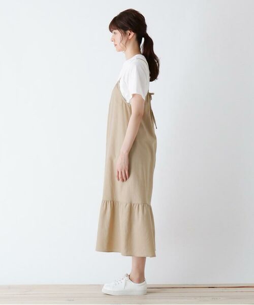 S L 麻調キャミワンピースセット ロング マキシ丈ワンピース Shoo La Rue シューラルー ファッション通販 タカシマヤファッションスクエア