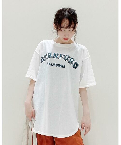 S L カレッジロゴtシャツワンピース ワンピース Shoo La Rue シューラルー ファッション通販 タカシマヤファッションスクエア