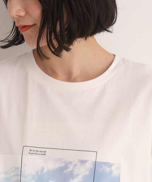 SHOO・LA・RUE / シューラルー Tシャツ | 【プチプラ/コットン100％】選べるプリント バリエーション 大人きれい 半袖Tシャツ | 詳細4
