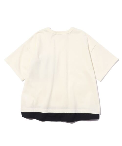 SHOO・LA・RUE / シューラルー Tシャツ | 【110-140cm】裾レイヤード異素材ポケットTシャツ | 詳細2