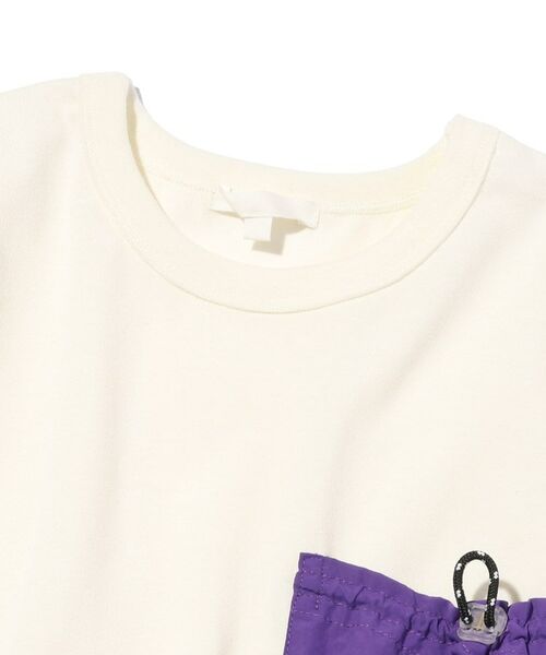 SHOO・LA・RUE / シューラルー Tシャツ | 【110-140cm】裾レイヤード異素材ポケットTシャツ | 詳細3
