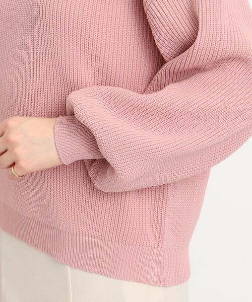 SHOO・LA・RUE / シューラルー ニット・セーター | 程よいボリューム袖が使いやすい！畦編みニット | 詳細5