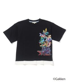 ◆【最強王図鑑×SHOO・LA・RUE】裾レイヤードTシャツ