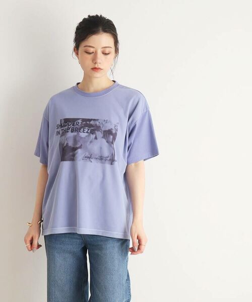 SHOO・LA・RUE / シューラルー Tシャツ | 【ワンテクデザインで差をつける】チュールフォトプリントTシャツ | 詳細17