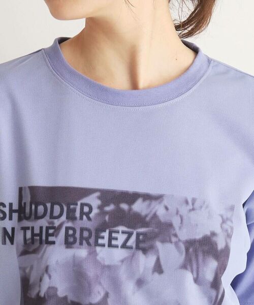 SHOO・LA・RUE / シューラルー Tシャツ | 【ワンテクデザインで差をつける】チュールフォトプリントTシャツ | 詳細23