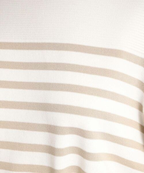 SHOO・LA・RUE / シューラルー ニット・セーター | 【洗える】ぽわん袖のボタンデザインが大人かわいい！ボーダーニット | 詳細15