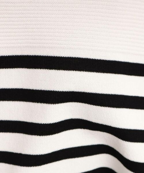 SHOO・LA・RUE / シューラルー ニット・セーター | 【洗える】ぽわん袖のボタンデザインが大人かわいい！ボーダーニット | 詳細8