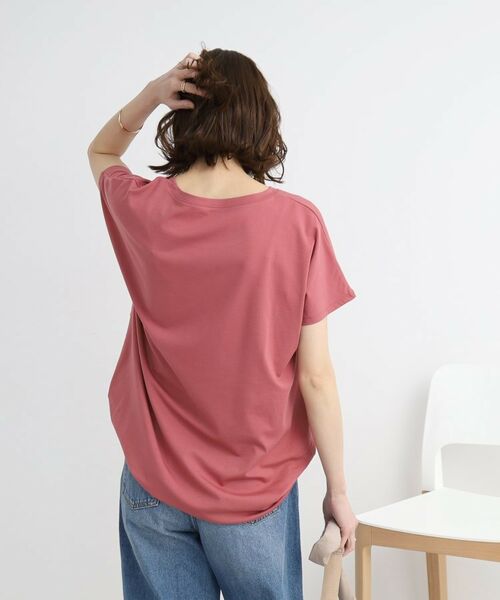 SHOO・LA・RUE / シューラルー Tシャツ | 【接触冷感】とろみ素材で体型カバー 裾タックTシャツ | 詳細18