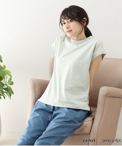 【GUNZE】睡眠専用Tシャツ「寝るT」sweet label(フレンチスリーブ）