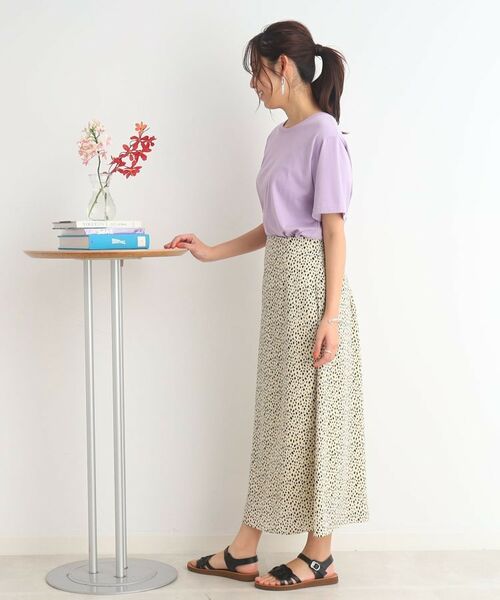SHOO・LA・RUE / シューラルー スカート | 小さめ柄が大人な印象！Aラインスカート | 詳細1
