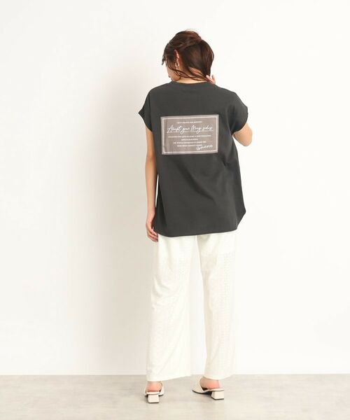 SHOO・LA・RUE / シューラルー Tシャツ | 【遊び心あるバックデザイン】フレンチスリ-ブTシャツ | 詳細9