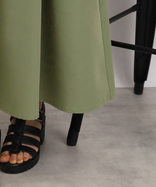 SHOO・LA・RUE / シューラルー ロング・マキシ丈スカート | 【きれいな裾の広がりで綺麗シルエット】ポプリンタックスカート | 詳細23