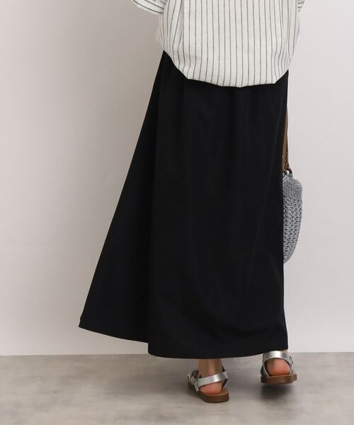 SHOO・LA・RUE / シューラルー ロング・マキシ丈スカート | 【きれいな裾の広がりで綺麗シルエット】ポプリンタックスカート | 詳細6