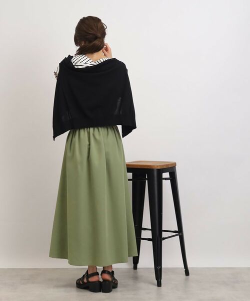 SHOO・LA・RUE / シューラルー ロング・マキシ丈スカート | 【きれいな裾の広がりで綺麗シルエット】ポプリンタックスカート | 詳細9