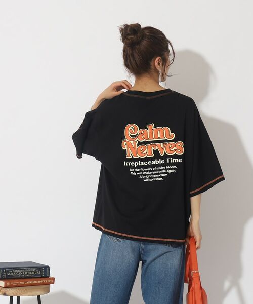 SHOO・LA・RUE / シューラルー Tシャツ | アクティブシーンに着ていきたい！ぷっくりバックプリントTシャツ | 詳細6