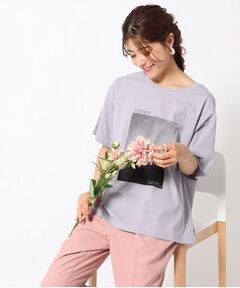 【接触冷感/プチプラ】大人カラフル プリントTシャツ