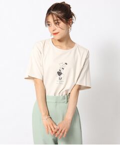 【接触冷感/プチプラ】大人カラフル プリントTシャツ