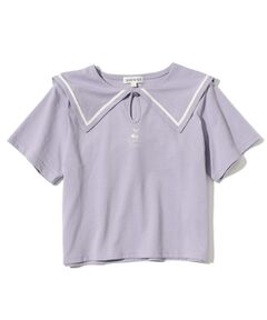 【110-140cm】セーラーカラーTシャツ