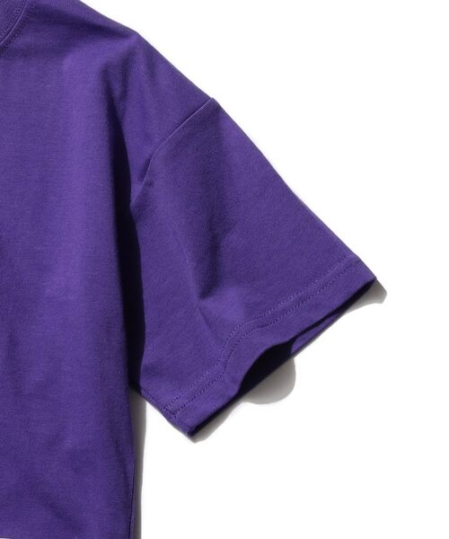 SHOO・LA・RUE / シューラルー Tシャツ | 【110-140cm】裾レイヤード衿ロゴ半袖Tシャツ | 詳細4