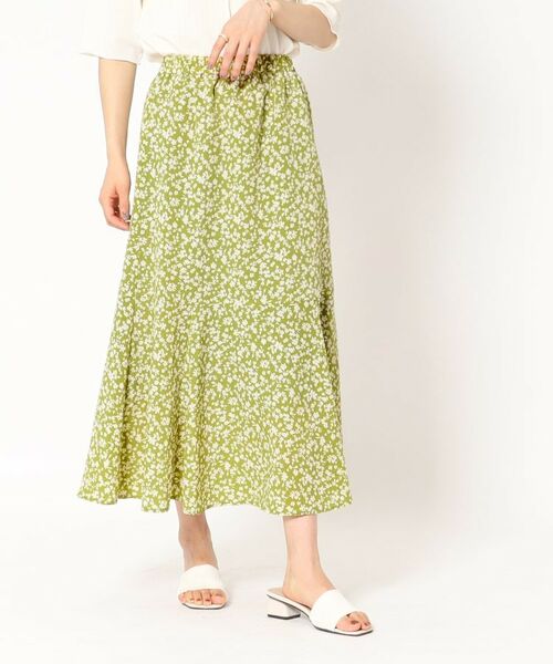 SHOO・LA・RUE / シューラルー スカート | 女性らしさが光る　フラワープリント マーメイドスカート | 詳細3