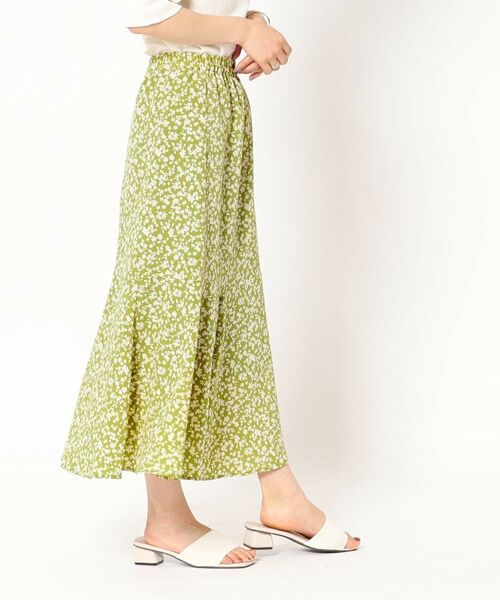 SHOO・LA・RUE / シューラルー スカート | 女性らしさが光る　フラワープリント マーメイドスカート | 詳細4
