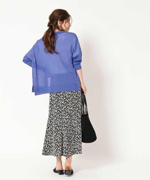 SHOO・LA・RUE / シューラルー スカート | 女性らしさが光る　フラワープリント マーメイドスカート | 詳細8