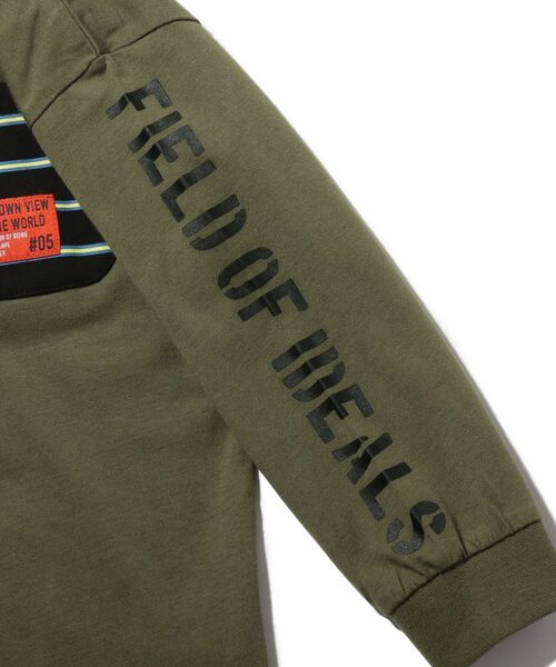 SHOO・LA・RUE / シューラルー Tシャツ | 【110-140cm】プリントポケット使い袖ロゴロンT | 詳細11