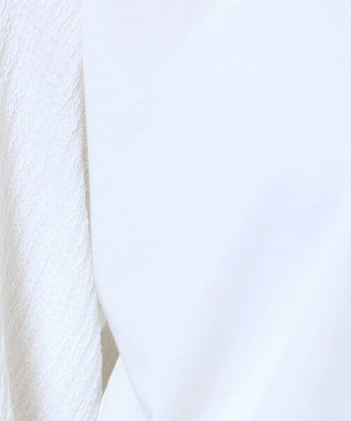 SHOO・LA・RUE / シューラルー カットソー | お袖異素材 デザイントップス | 詳細20