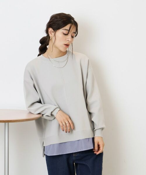 SHOO・LA・RUE / シューラルー ニット・セーター | 気軽にさらりと着たい スポンディッシュ 裾レイヤード風ニット | 詳細10