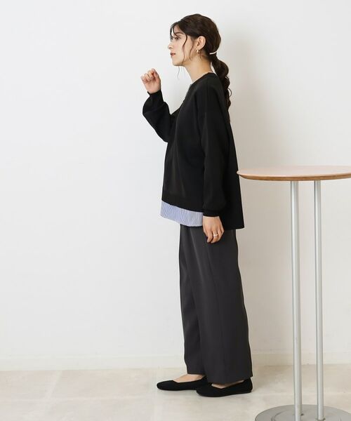 SHOO・LA・RUE / シューラルー ニット・セーター | 気軽にさらりと着たい スポンディッシュ 裾レイヤード風ニット | 詳細2