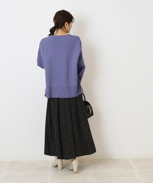 SHOO・LA・RUE / シューラルー ニット・セーター | 気軽にさらりと着たい スポンディッシュ 裾レイヤード風ニット | 詳細22