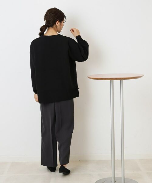 SHOO・LA・RUE / シューラルー ニット・セーター | 気軽にさらりと着たい スポンディッシュ 裾レイヤード風ニット | 詳細3