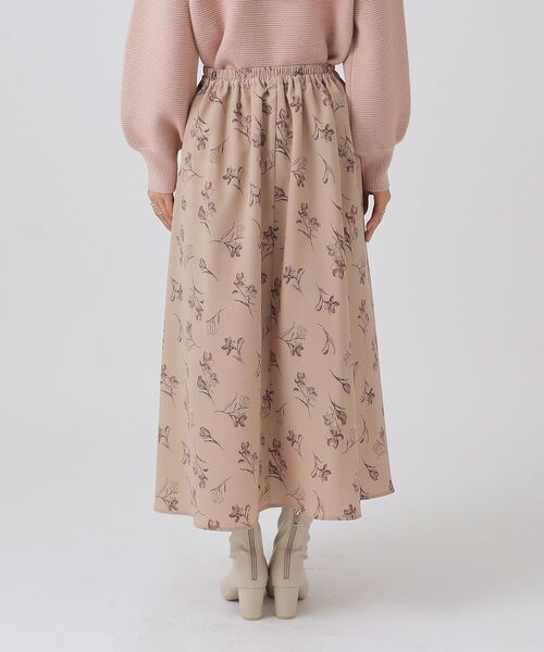 SHOO・LA・RUE / シューラルー スカート | 大人フェミニン 線画フラワープリントスカート | 詳細13