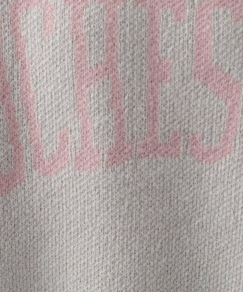 SHOO・LA・RUE / シューラルー ニット・セーター | 【体型カバー】ふわふわ配色 カレッジロゴニット | 詳細10
