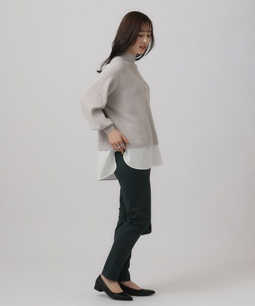 SHOO・LA・RUE / シューラルー ニット・セーター | レイヤードスタイルが一枚で叶う　裾ドッキングニット | 詳細2
