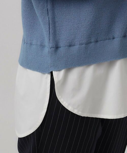 SHOO・LA・RUE / シューラルー ニット・セーター | レイヤードスタイルが一枚で叶う　裾ドッキングニット | 詳細22